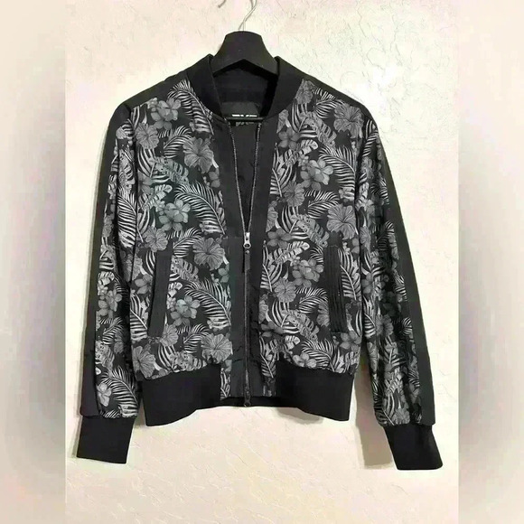 PXG Aloha Golf Bomber Jacket in Black and Green Size Small - Picture 1 of 9